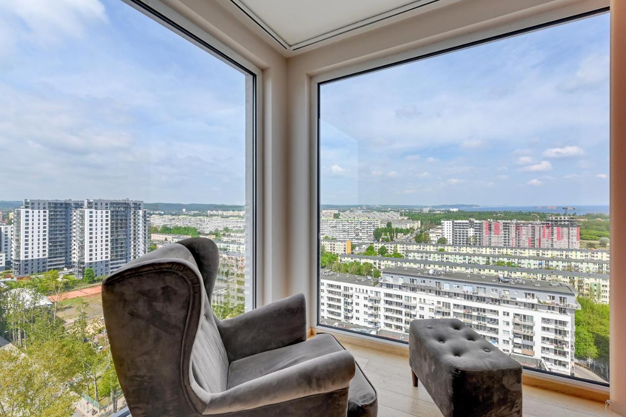 Top Floor Z Widokiem Na Morze By Downtown Apartments Gdansk Dış mekan fotoğraf